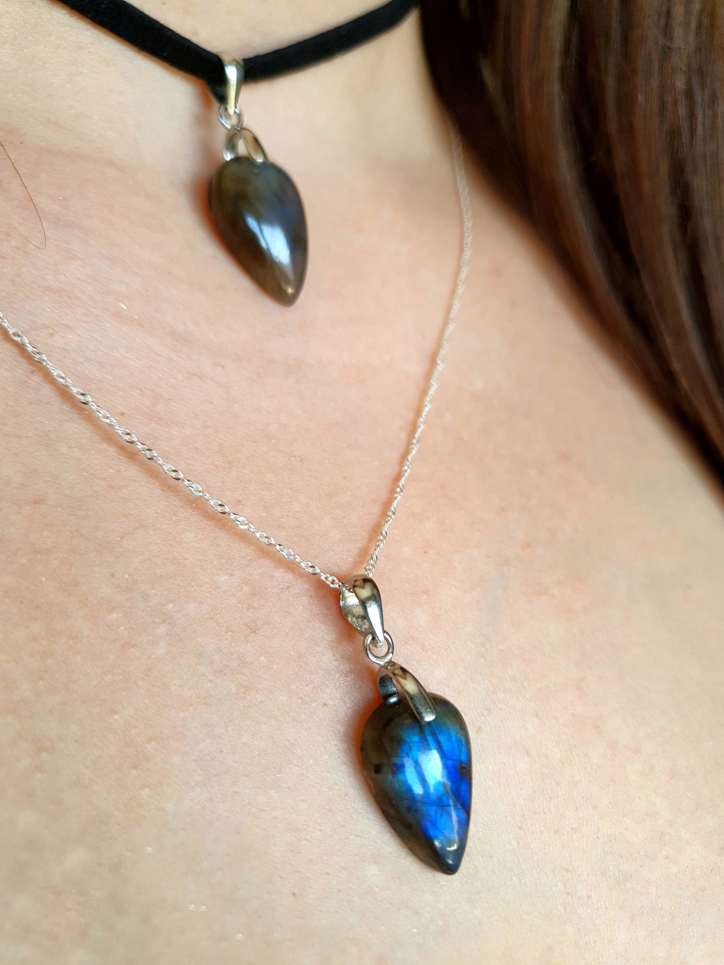 Pendentif Labradorite Forme goutte