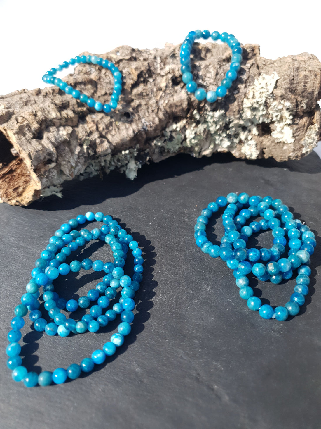 Bracelet Apatite bleue