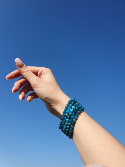 Bracelet Apatite bleue
