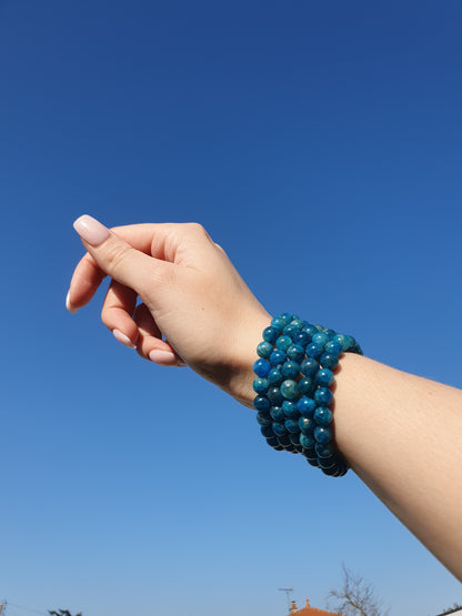 Bracelet Apatite bleue