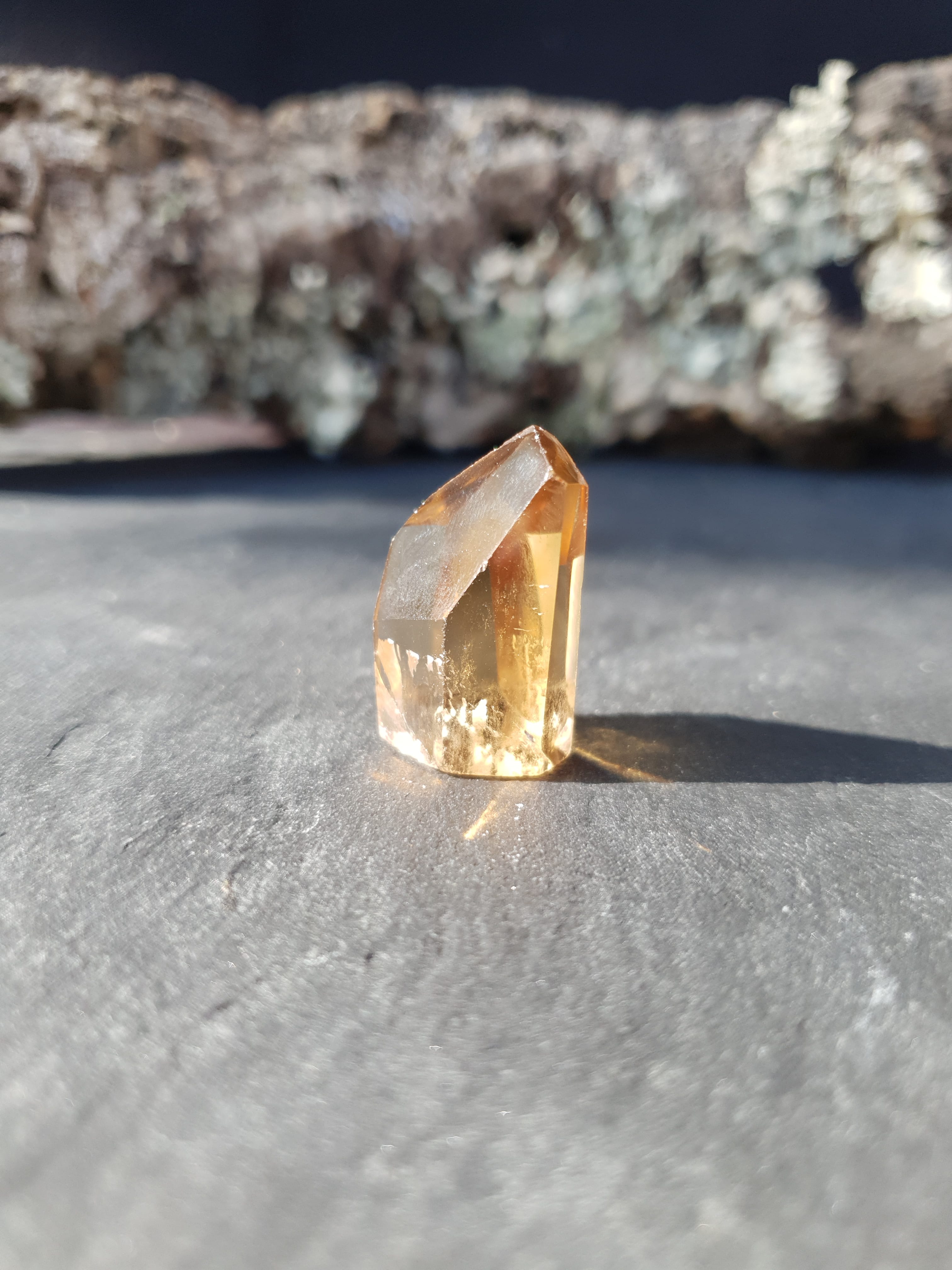 Citrine naturelle pointe