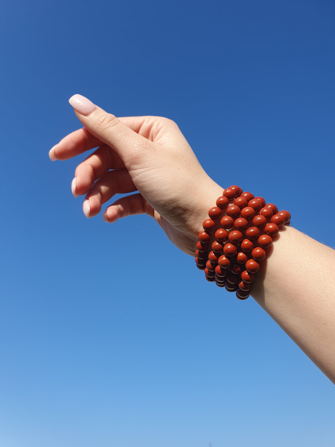 Bracelet Jaspe rouge