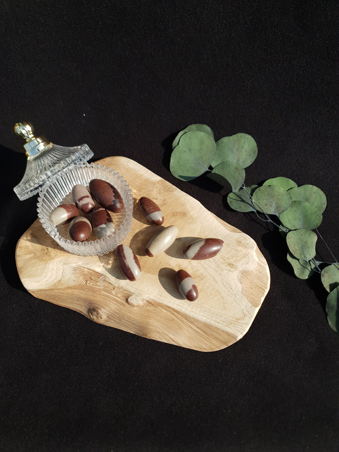 Shiva lingam pierres roulées