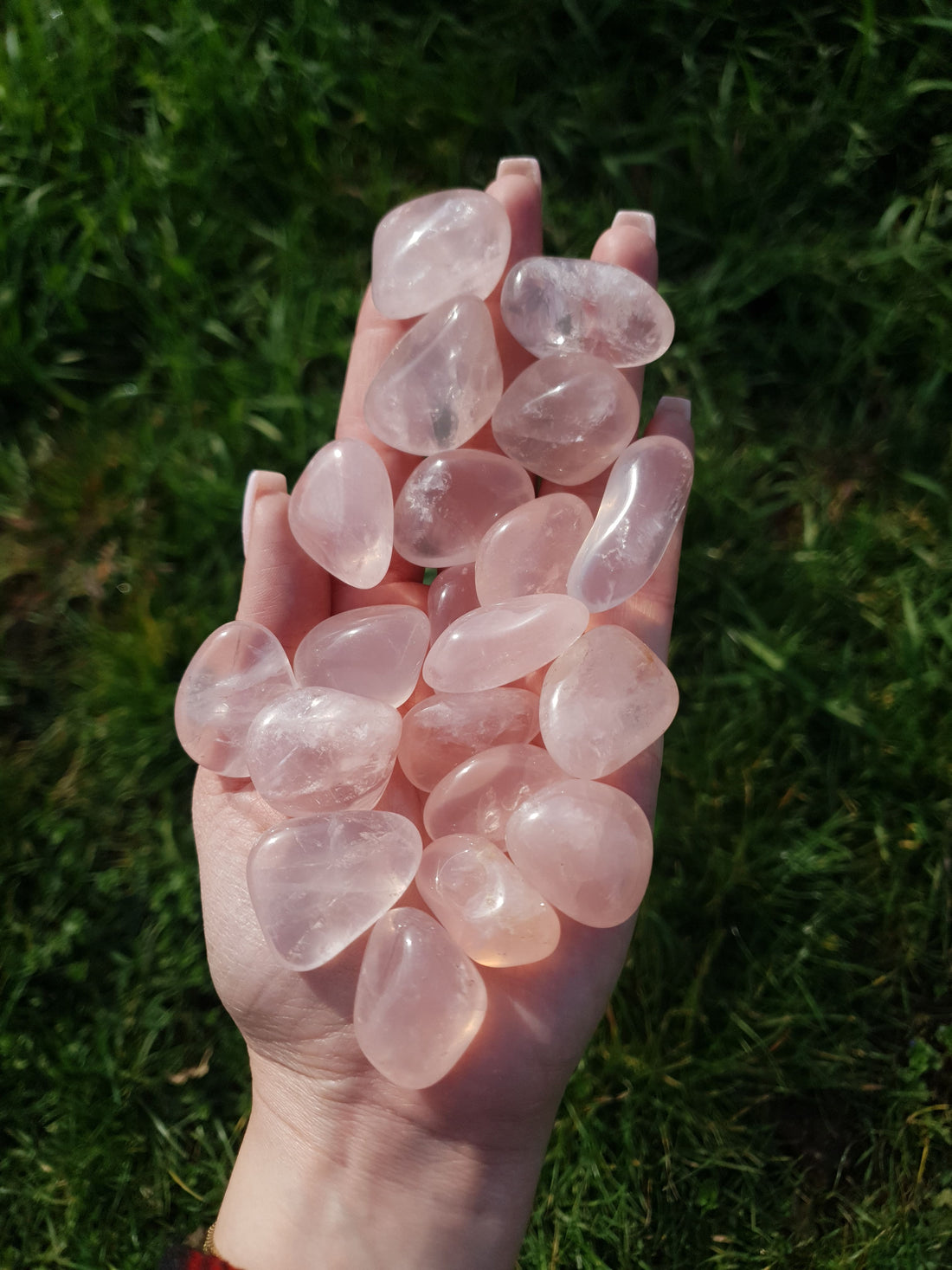 Quartz rose pierres roulées