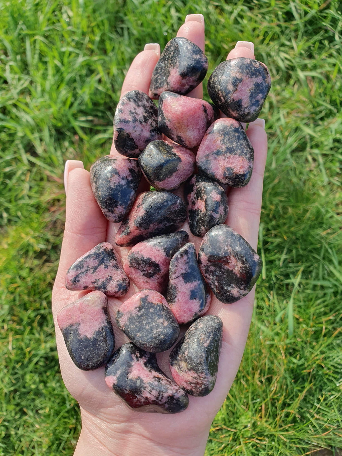 Rhodonite pierres roulées